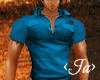 <Ja> Muscled blue shirt