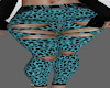 aqua leopard pants