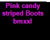 Pink Candycane Boots