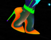 Neon Glow Pumps