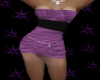 302 purple club dress