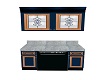 Blue Dishwasher Cabinet 