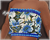 Kids Blue Floral Tub Top