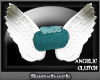 ANGELIC TEAL CLUTCH