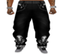JEANS TECS BLK SKULLS