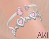 Aki Heart R Bracelet PK