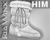 Snow White Fur Boots HIM