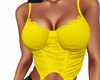 ha. Yellow Corset Top