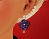 Violet Rose Earring