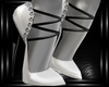 b white elegance heels