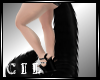 !C! FLUFFY BLK CAT TAIL
