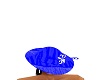 blue summer hat