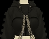 H! Chain Hoodie - Black