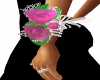 Pink wrist Corsage