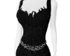 Black glitter dress