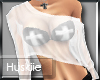 [HK]Shoulder top White