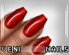 V|Latina Babe Red Nails