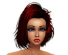 Red & Black flipped hair