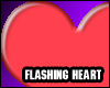 Flashing heart