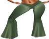 GREEN FLARE PANTS