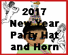 2017 Party Hat & Horn