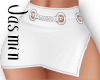 J. Chained Skirt White
