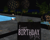 TX Birthday Sign Balloon