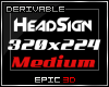 [3D]Dev*HeadSign Med|M