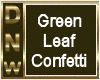 Green Leaf Confetti