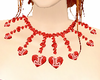 [JA] red necklack " L"