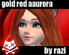 Gold Red Aaurora