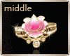 Ring|Lotus Flower|middle
