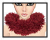 Fur Collar - Raspberry