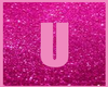 Pink Letter U