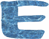 Letter E Animated Water