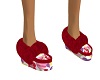 F- Val Heart Slippers