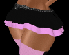 Pink&Black mini Skirt