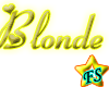 Blonde Sticker