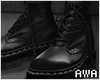 擾 Laced Boots Blk. F