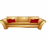 Brown & Red Sofa