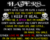 [SH] Haters