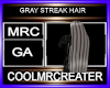GRAY STREAK HAIR