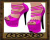 Purple Leather Heels