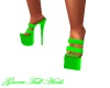 Green Tall Heels