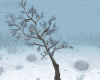 Simplify Snowy Tree Lone