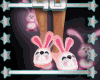 Pink Bunny Baby Slippers