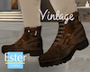 VINTAGE BOOTS LEATHER