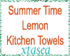 Lemon Kitchen Towels