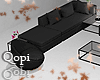Set Black Couch