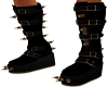Gold Black Spike Boot